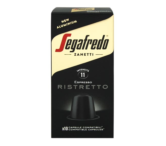 SEGAFREDO espresso RISTRETTO 51g – (10 caps – intensity 11)