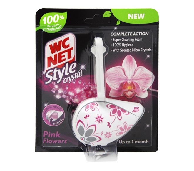 block WC NET Style Crystal 36.5g – Pink Flowers
