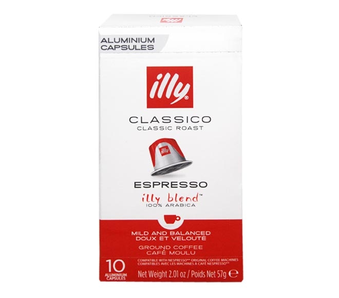 ILLY espresso CLASSICO 57g – (10 caps – intensity 5)