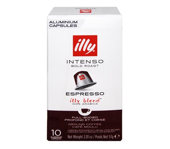 ILLY espresso INTENSO bold roast 57g – (10 caps – intensity 7)