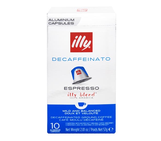 ILLY espresso DECAFFEINATO 57g – (10 caps – intensity 5)