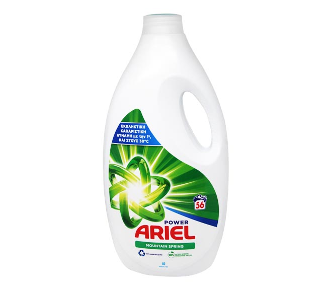 ARIEL liquid 56 washes 3080ml – Power Mountain Spring (XXL PACK)