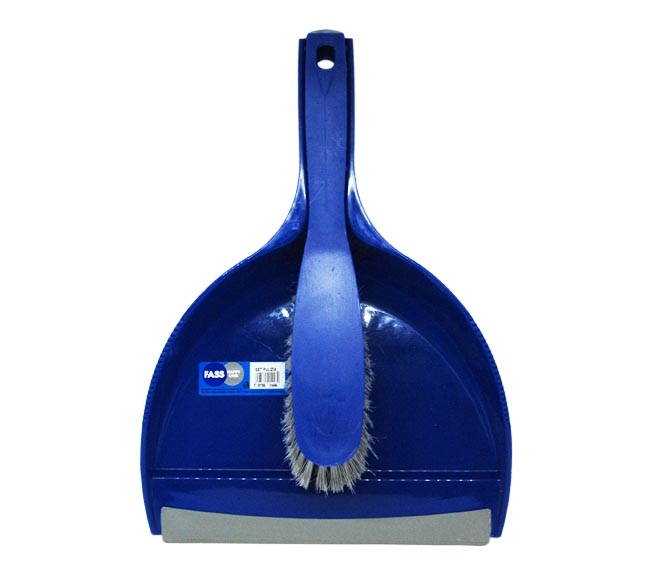 dustpan with brush FASS blue