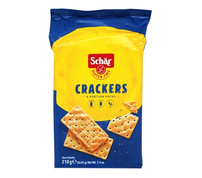 SCHAR Gluten Free Crackers (6pcs x 35g) 210g