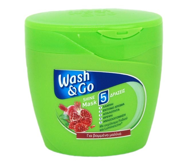 WASH & GO Mask Shine for colour hair 300ml – Pomegranate
