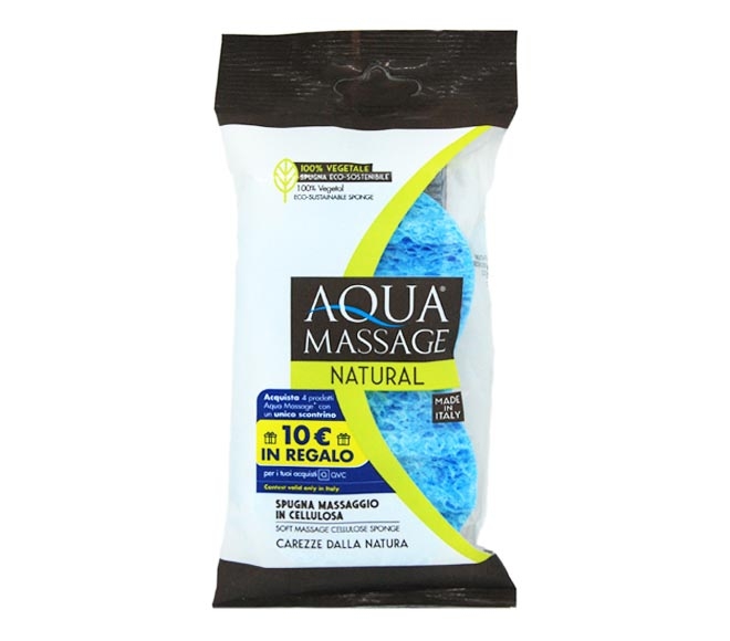 AQUA MASSAGE Natural bath sponge 1pcs