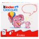 KINDER chocolate 4x50g