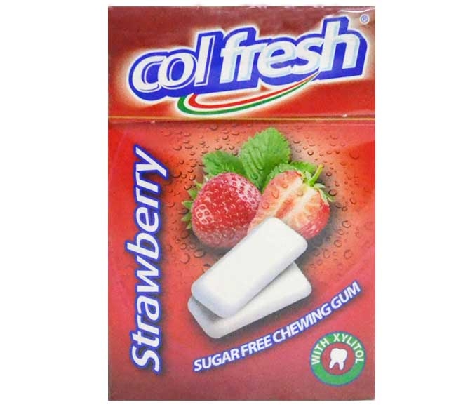gum COL-FRESH strawberry sugar free 25g