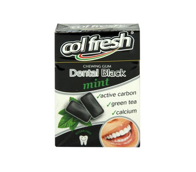 gum COL-FRESH Dental Black mint sugar free 24g
