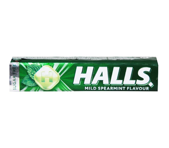 HALLS mild spearmint flavour 32g – sugar free