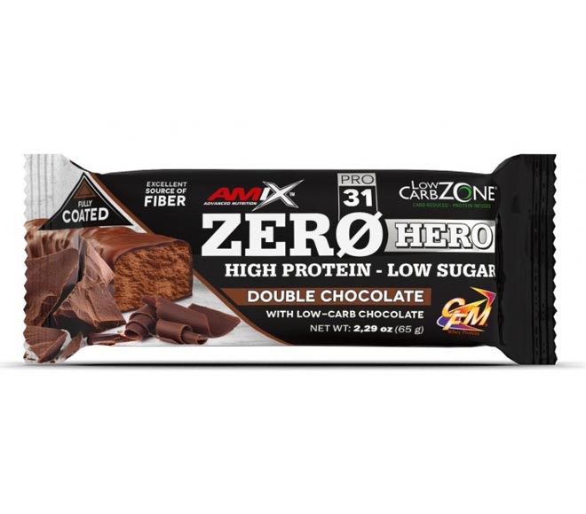 AMIX bar Zero Hero 65g – Double Chocolate