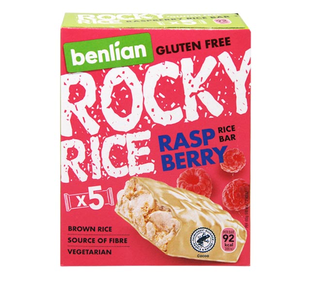 BENLIAN Rocky rice bar 18g x 5pcs – raspberry