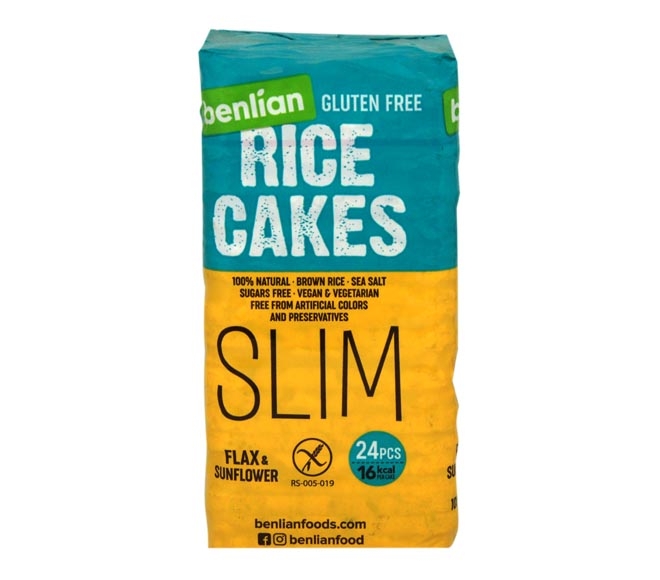 BENLIAN rice cakes slim 100g – flax & sunflower