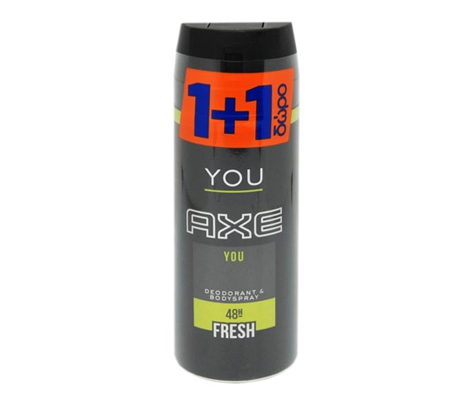 AXE deodorant bodyspray 150ml – You (1+1 FREE)