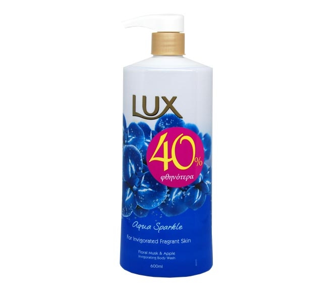 LUX fragranced body wash 600ml – Aqua Sparkle (40% OFF)
