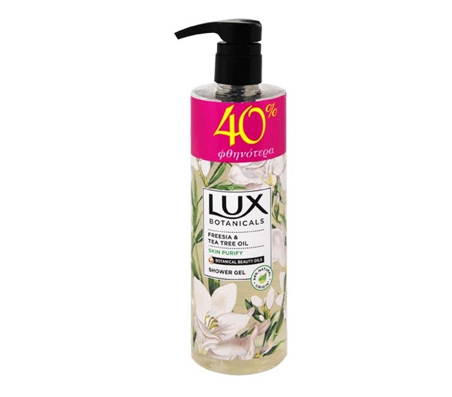 LUX Botanicals shower gel 500ml – Freesia & Tea Tree Oil (40% OFF)