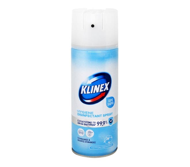 KLINEX Hygiene disinfectant spray 400ml – Cotton Freshness