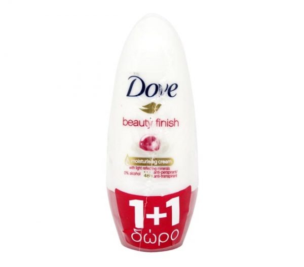 DOVE deodorant roll-on 50ml - Beauty Finish (1+1 FREE)