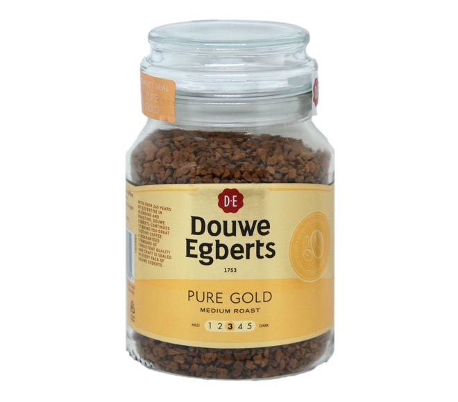 DOUWE EGBERTS instant coffee PURE GOLD medium roast 95g