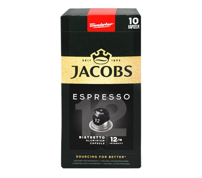 JACOBS espresso RISTRETTO 52g – (10 caps – intensity 12)