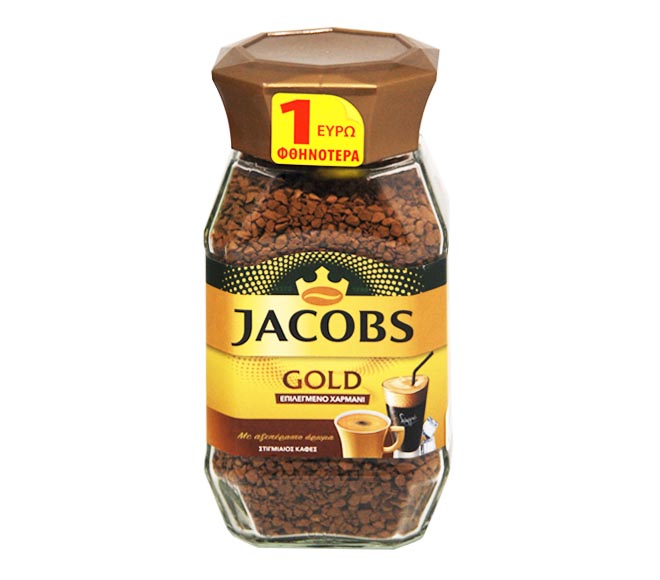 JACOBS GOLD instant coffee 95g (€1 OFF)