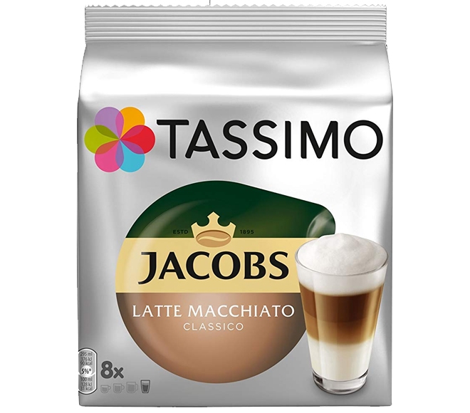 TASSIMO JACOBS latte macchiato classico 264g (8 portions)
