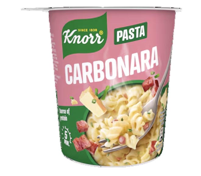 KNORR pasta snack pot 55g – Carbonara