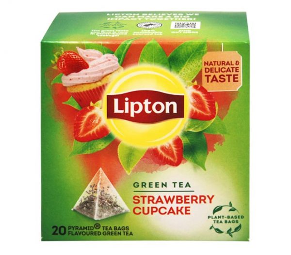 tea LIPTON (20pcs) 28g - Green Strawberry Cupcake