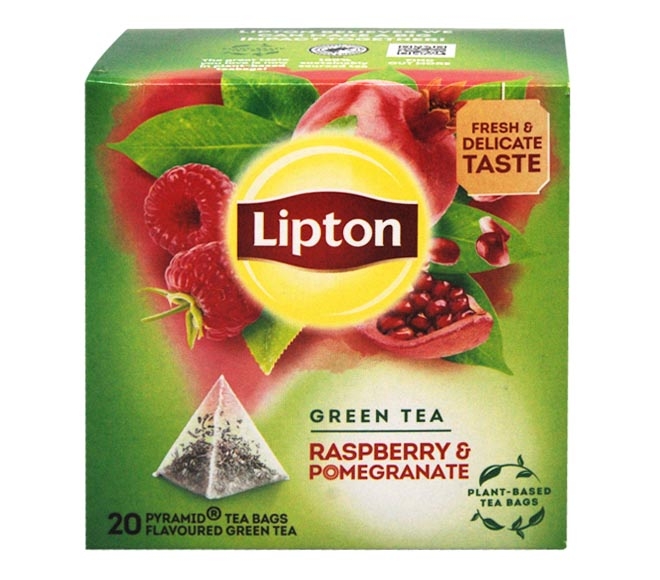 tea LIPTON (20pcs) 28g – Green Raspberry & Pomegranate