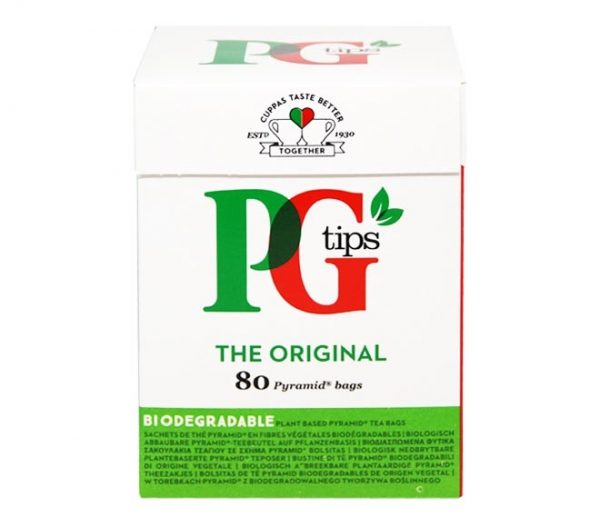 tea PG Tips ORIGINAL teabags pyramid (80pcs) 232g