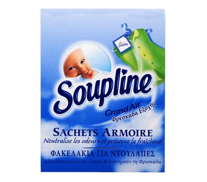 SOUPLINE aromatic sachets for wardrobe 3pcs – Grand Air – Cheap Basket