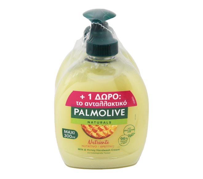 PALMOLIVE liquid handsoap pump 300ml + refill 300ml FREE – Milk & Honey