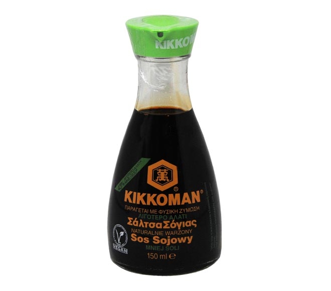 sauce KIKKOMAN soy less salt 150ml