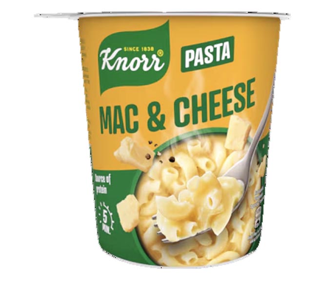 KNORR pasta snack pot 62g – Mac & Cheese