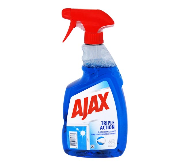 AJAX glass cleaner spray 750ml – Triple Action