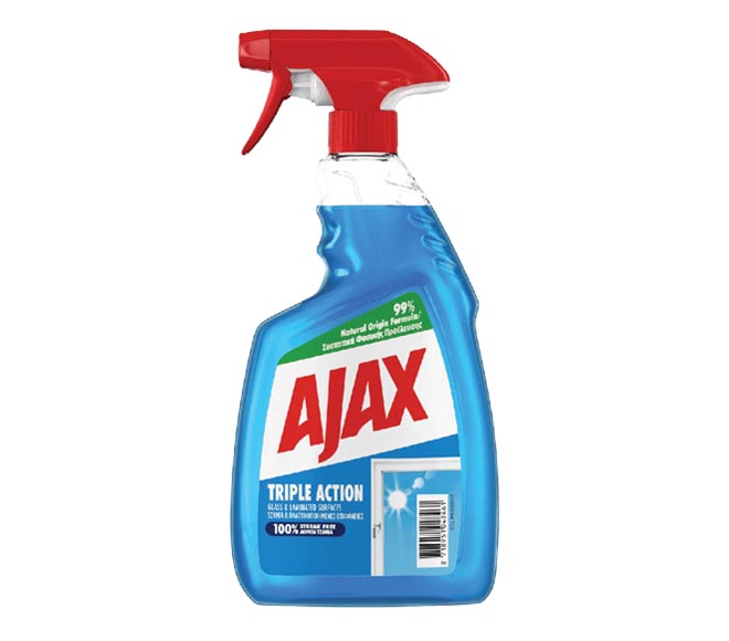 AJAX glass cleaner spray 750ml – Triple Action
