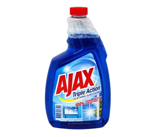 AJAX glass cleaner refill 750ml – Triple Action