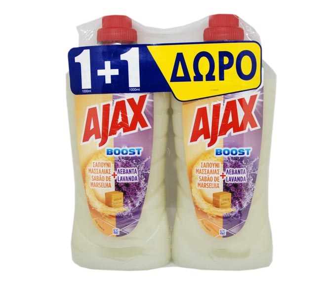AJAX BOOST 1L – Marselle Soap & Lavender (1+1 FREE)
