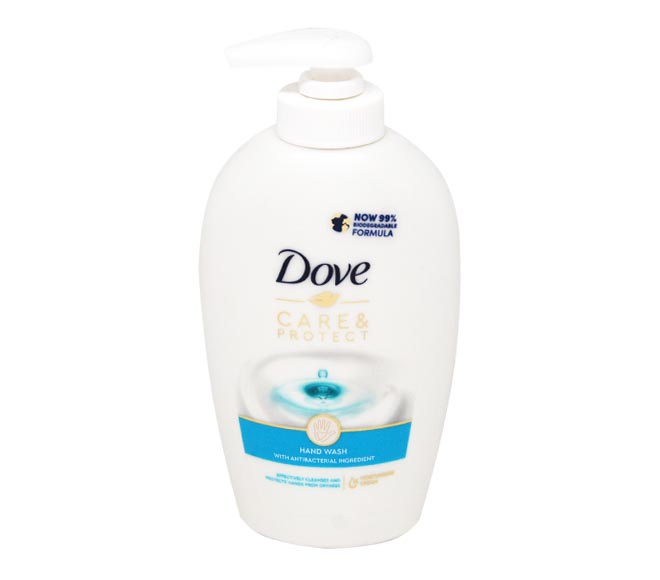 DOVE liquid hand wash care & protect 250ml – antibacterial