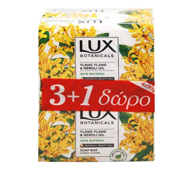 LUX soap bar 4x90g – Ylang Ylang & Neroli Oil (3+1 FREE)