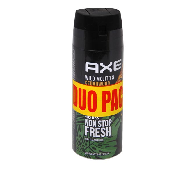 AXE deodorant bodyspray 150ml – Wild Mojito & Cedarwood  (Duo Pack)