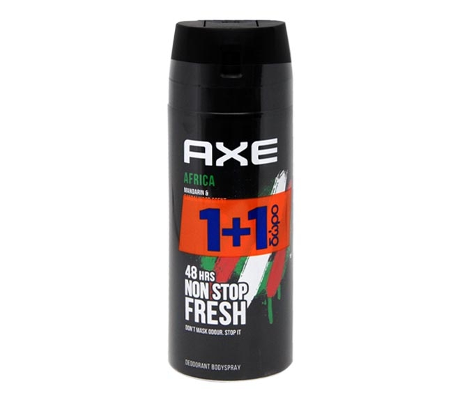 AXE deodorant bodyspray 150ml – Africa (1+1 FREE)