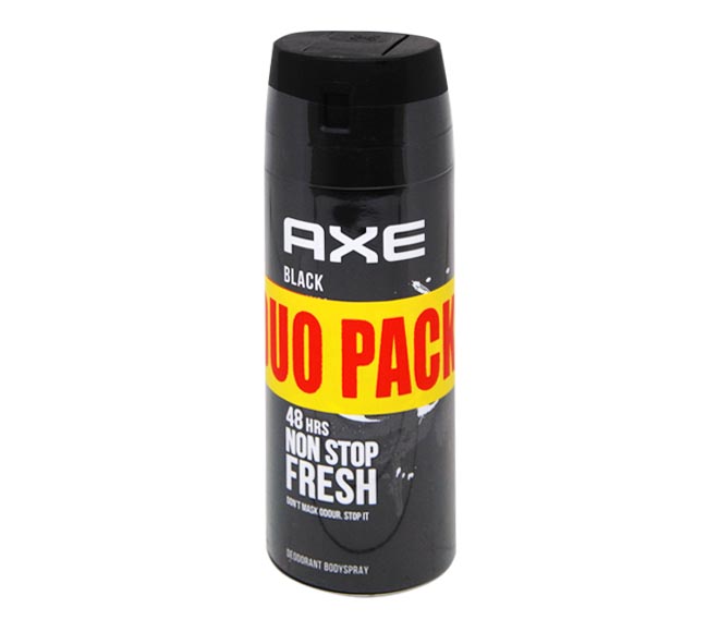 AXE deodorant bodyspray 150ml – Black Frozen Pears & Cedarwood Scent  (Duo Pack)