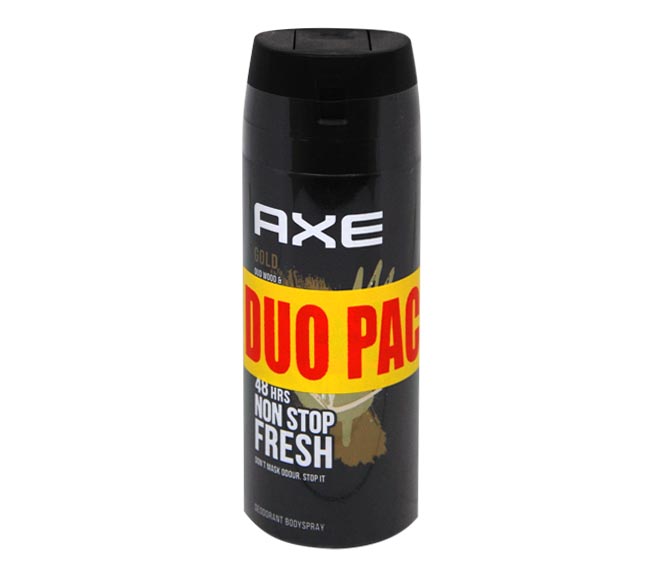 AXE deodorant bodyspray 150ml – Gold  (Duo Pack)