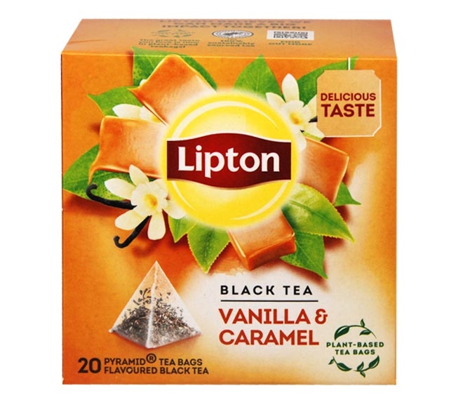 tea LIPTON (20pcs) 34g – Black Vanilla Caramel
