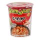 noodles cup YUM YUM shrimp flavour 70g