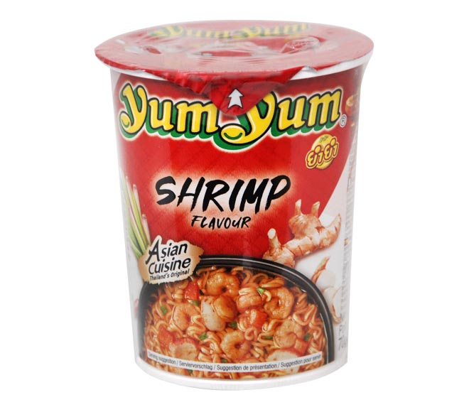 noodles cup YUM YUM shrimp flavour 70g