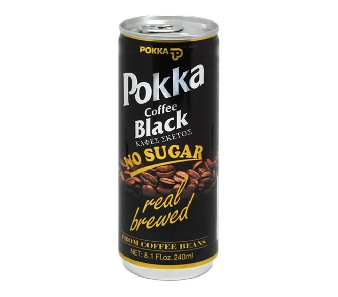 coffee POKKA no sugar no milk 240ml