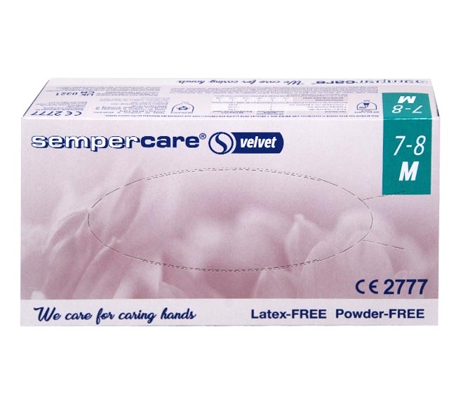 SEMPERCARE disposable nitrile powder-free gloves (M) 100pcs