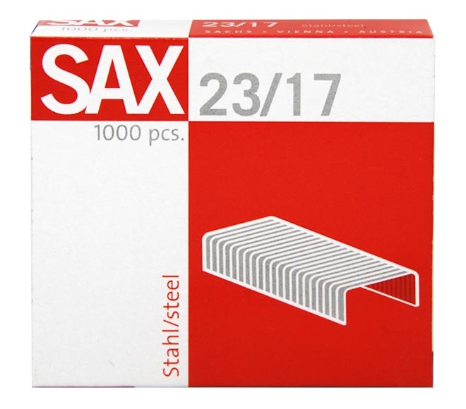SAX staples 23/17 x 1000pcs
